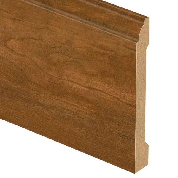 Zamma Pacific Cherry/Hills Cherry 9/16 in. Thick x 5-1/4 in. Wide x 94 in. Length Laminate Base Molding
