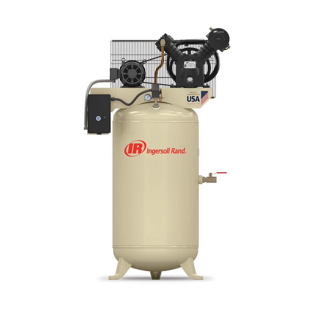 Ingersoll Rand Type 30 Reciprocating 80 Gal. 5 HP Electric 460-Volt 3 Phase  Air Compressor 2475N5-V - The Home Depot
