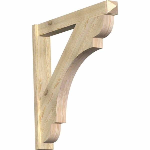 Ekena Millwork 6 in. x 42 in. x 42 in. Olympic Arts and Crafts Rough Sawn Douglas Fir Outlooker