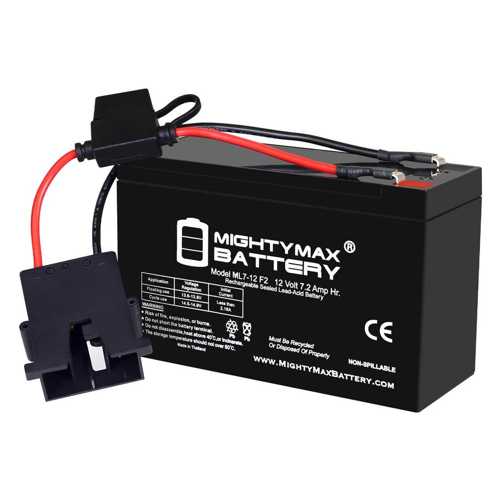 Mighty Max 12V 18AH F2 SLA Battery - Replacement For Pride Elite Traveler Plus HD