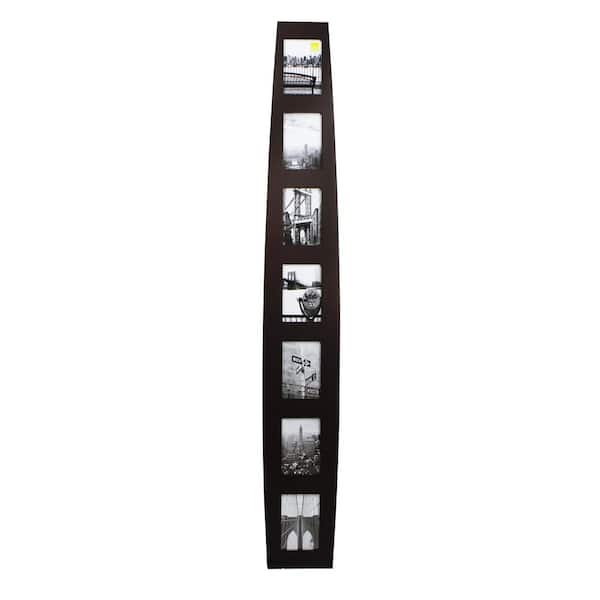 AZ Home and Gifts kieragrace KG Summit Standing Collage Frame - 9" by 64", Espresso