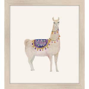 Llama I Framed Giclee Animal Art Print 21 in. x 19 in