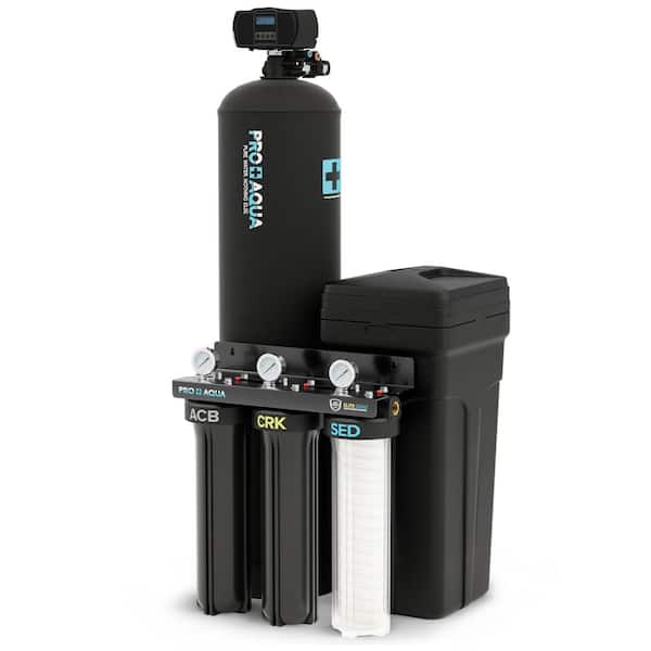 PRO-E-S80E Elite 80,000 Grain Water Softener and Whole House Well Water Filtration System