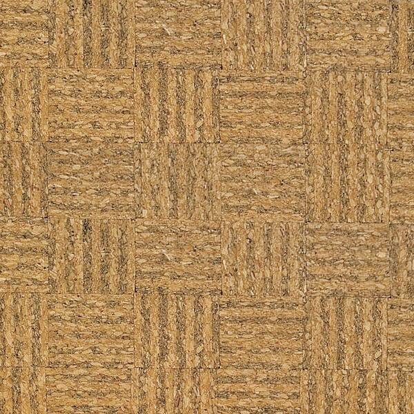 Home Legend Natural Basket Weave 1/2 in. Thick x 11-3/4 in. Wide x 35-1/2 in. Length Cork Flooring (23.17 sq. ft. / case)