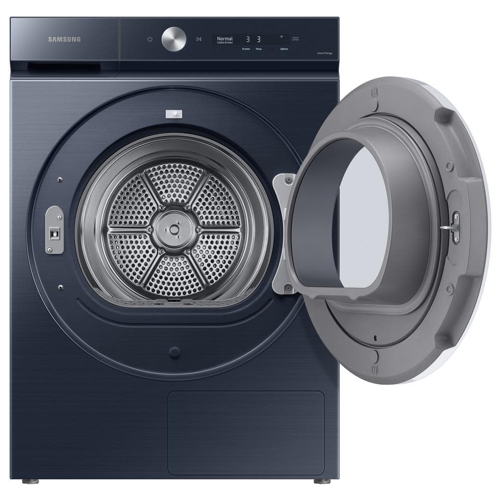 Brushed Navy 7.8 cu. ft. Front Load Electric Dryer with AI Optimal Dry
