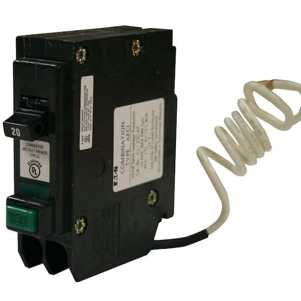 Eaton CL 20 Amp 1-Pole Combination Arc Fault Circuit Breaker