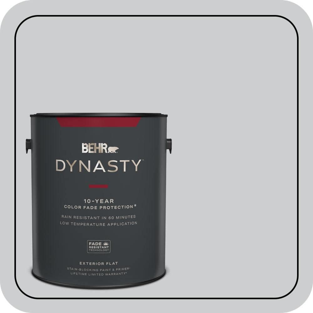 1 gal. #760E-2 Manhattan Mist Flat Exterior Stain-Blocking Paint and Primer price history on PriceWatchPro