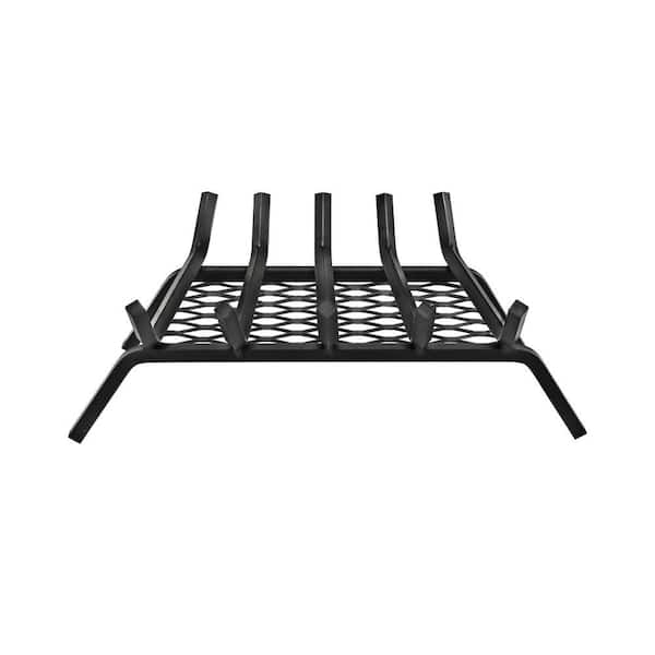 Pleasant Hearth 18 in. Fireplace Grate with Ember Retainer-DISCONTINUED