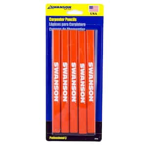 Carpenter Pencils (5 Pack Carded)