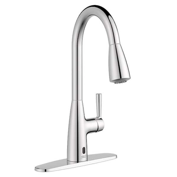 American Standard Single-Handle Fairbury 2S Touchless Pull Down Sprayer Kitchen Faucet with Soap Dispenser in Polished Chrome