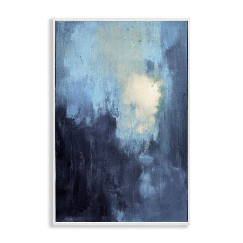 Modern Masculine Abstract by Gina Kelly White Framed Abstract Giclee Art Print 24 in. x 16 in. price history on PriceWatchPro