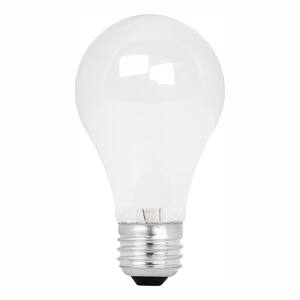 40-Watt Equivalent Warm White (3000K) A19 Dimmable Energy Saver Frosted Halogen Light Bulb (96-Pack)