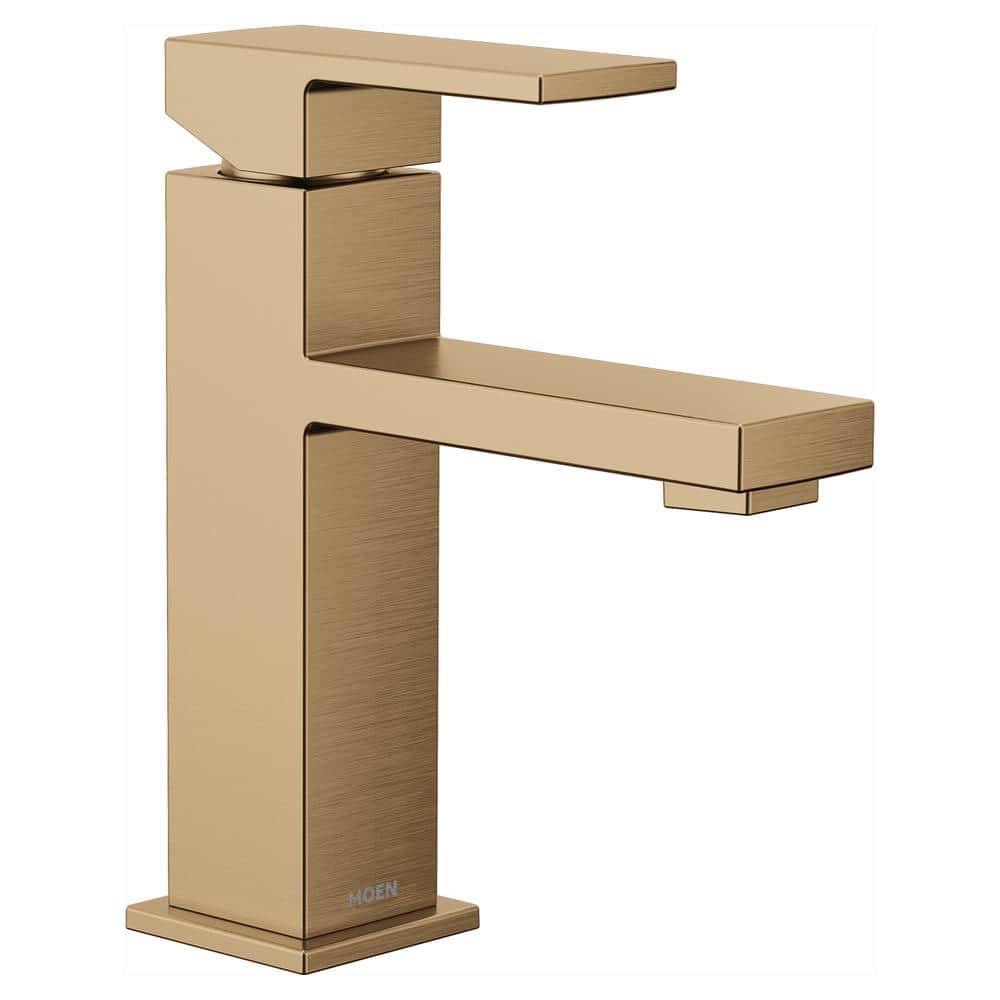 Revyl Bronzed Gold Single Handle Modern Bathroom Faucet