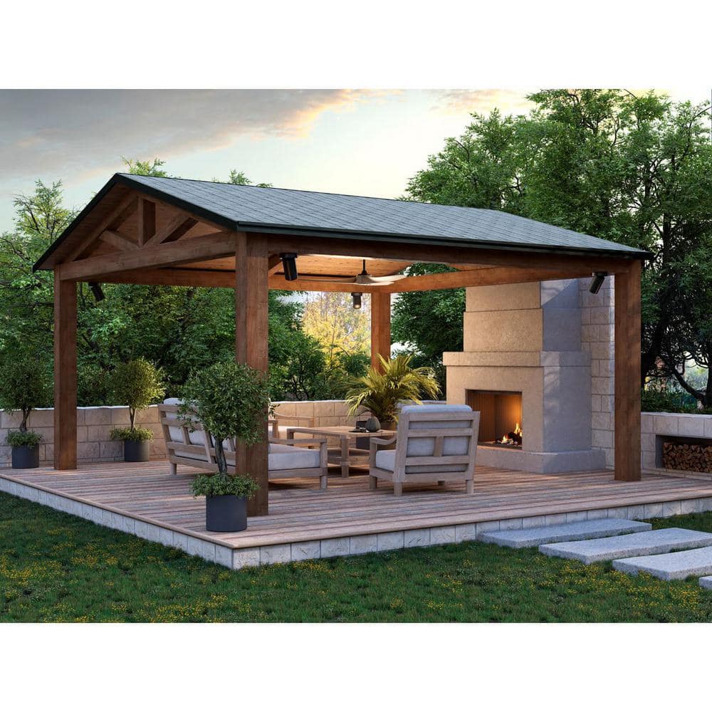Black Aluminum LED Indoor/Outdoor Flush Mount Cylinder Light