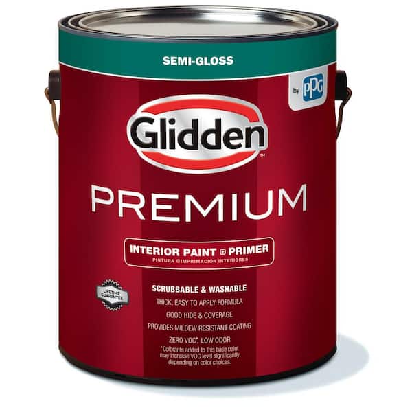 Glidden Premium 1 qt. Semi-Gloss Interior Paint