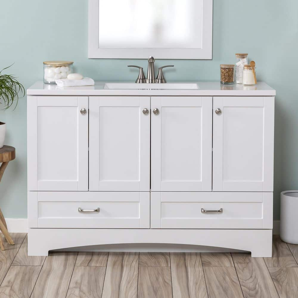 Dropship 30 Bathroom Vanity With Single Sink In Grey; Combo Cabinet  Undermount Sink; Bathroom Storage Cabinet; Solid Wood Frame to Sell Online  at a Lower Price