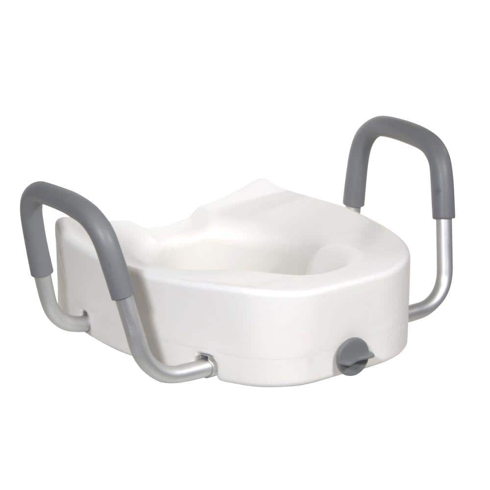 Bath SafetyRaised Toilet Seat Product Description: Raised Toilet Seat w/Arms,1/cs, RTL