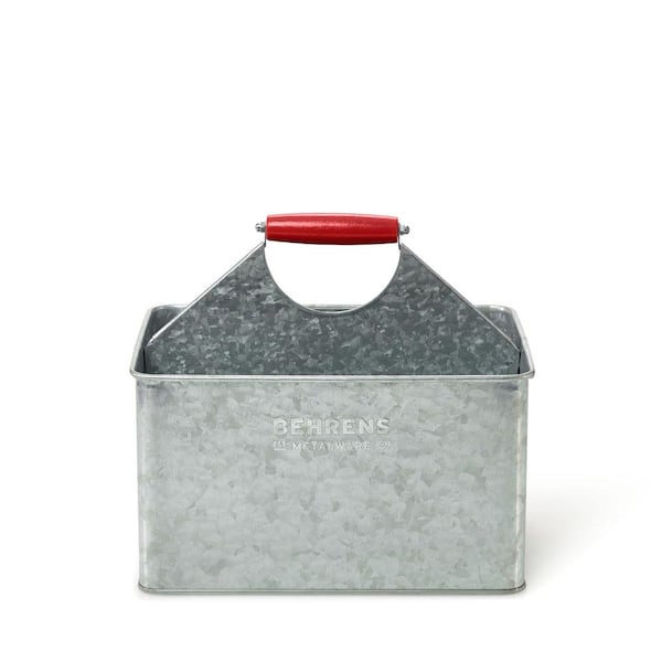 Behrens Galvanized Steel Square Cleaning Caddy - Cleaning Bucket