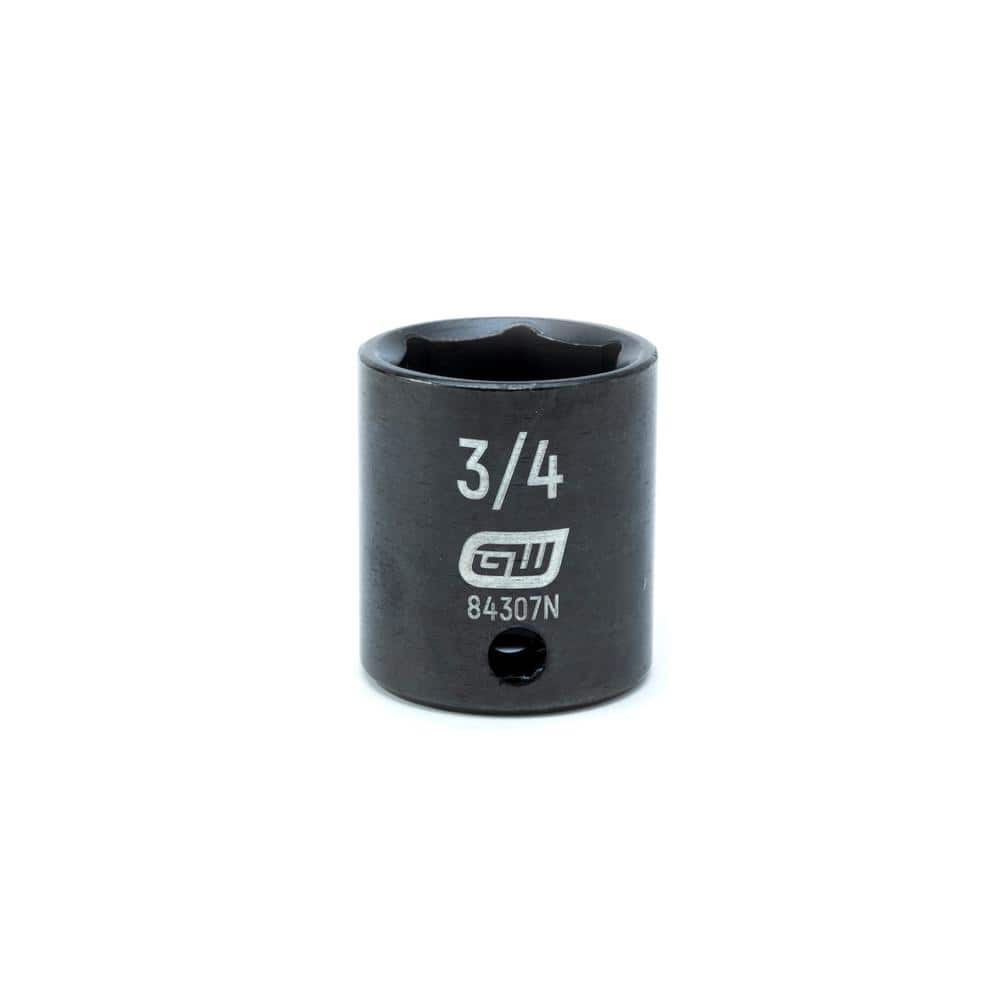 UPC 099575000126 product image for 3/8 in. Drive 6 Point SAE Standard Impact Socket 3/4 in. | upcitemdb.com