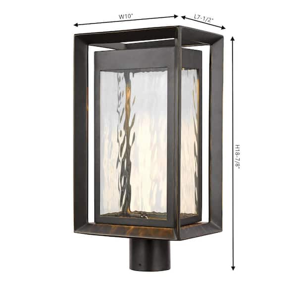 Feiss Urbandale 1 Light Outdoor Antique, Led Outdoor Lamp Post