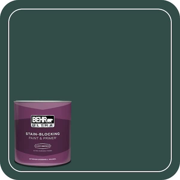 BEHR ULTRA 1 qt. #ECC-51-3 Hidden Forest Extra Durable Eggshell Enamel Interior Paint & Primer