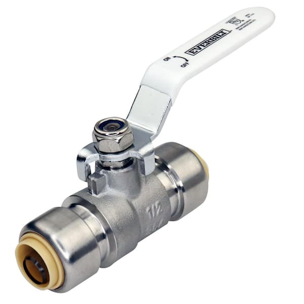 1/2 in. Push-To-Connect x 1/2 in. Push-To-Connect Stainless Steel Ball Valve