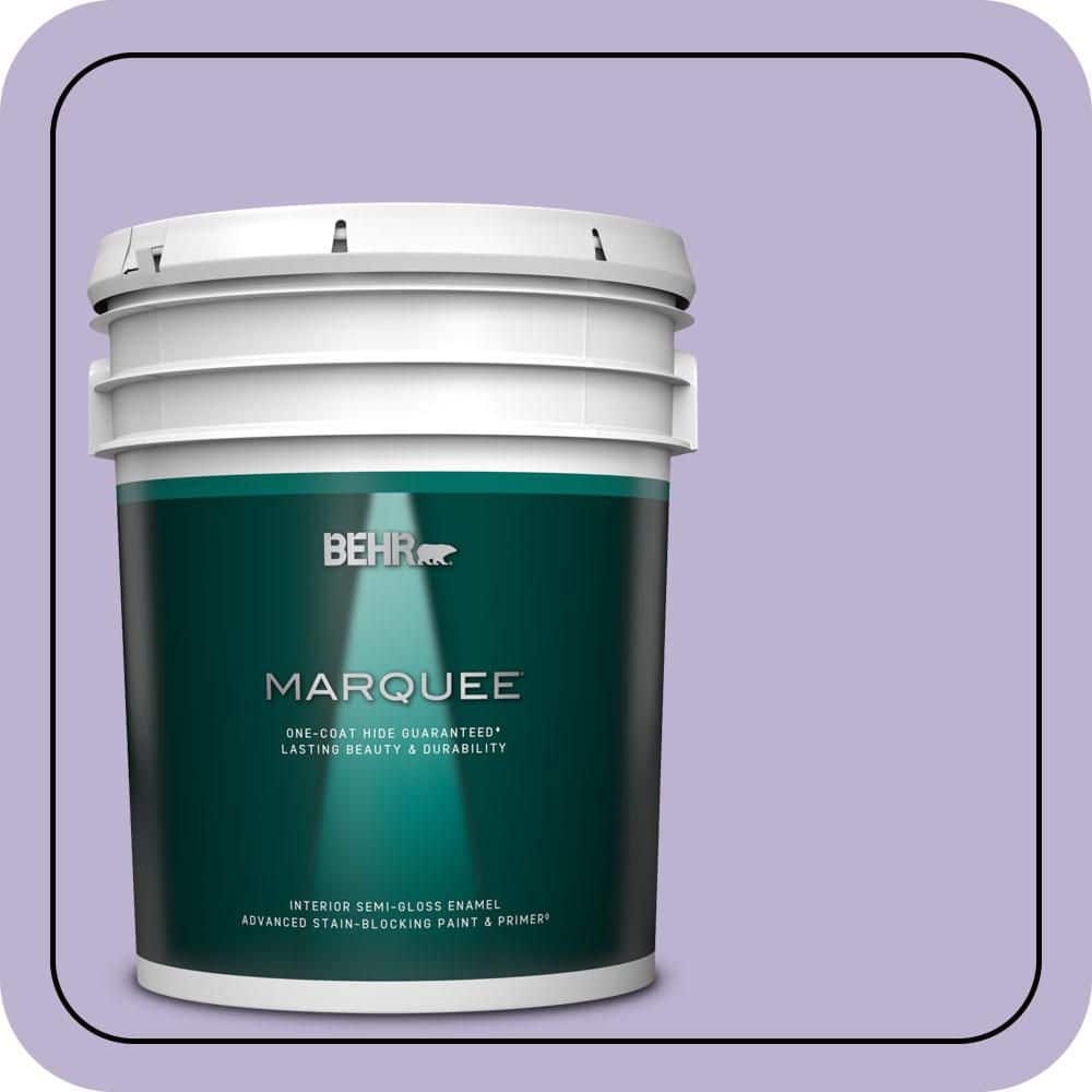 5 gal. #M560-3 Grape Hyacinth Semi-Gloss Enamel Interior Paint & Primer price history on PriceWatchPro