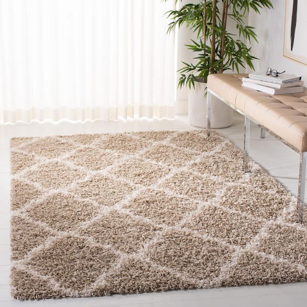 Townsend 3 ft. x 5 ft. Beige/Ivory Geometric Area Rug