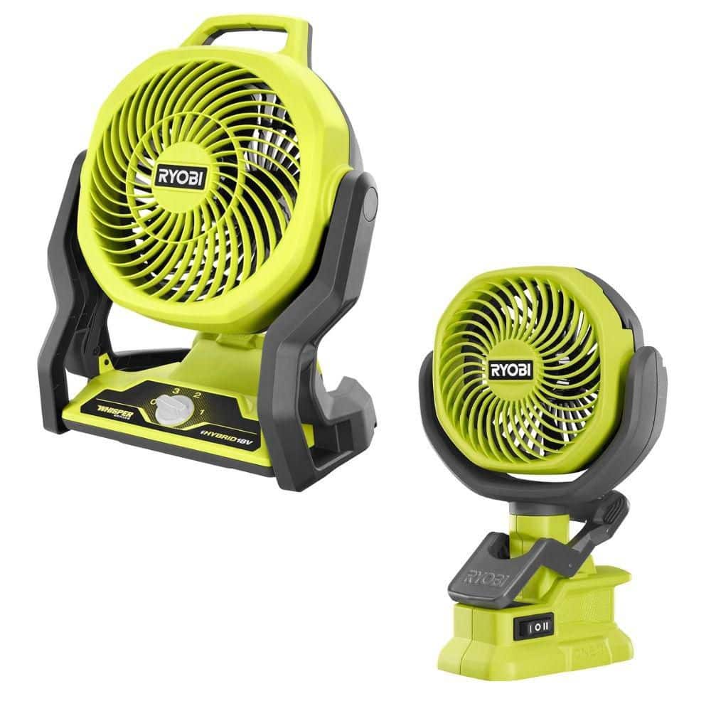 ONE+ 18V Cordless Hybrid WHISPER SERIES 7-1/2 in. Fan with ONE+ 18V Cordless 4 in. Clamp Fan (Tools Only) price history on PriceWatchPro