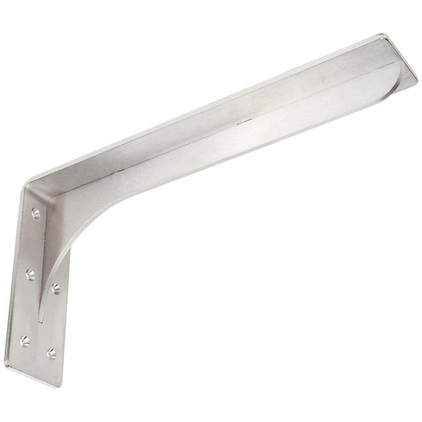 Federal Brace Sutherland 14 in. x 3 in. x 7 in. Stainless Steel Bench Bracket
