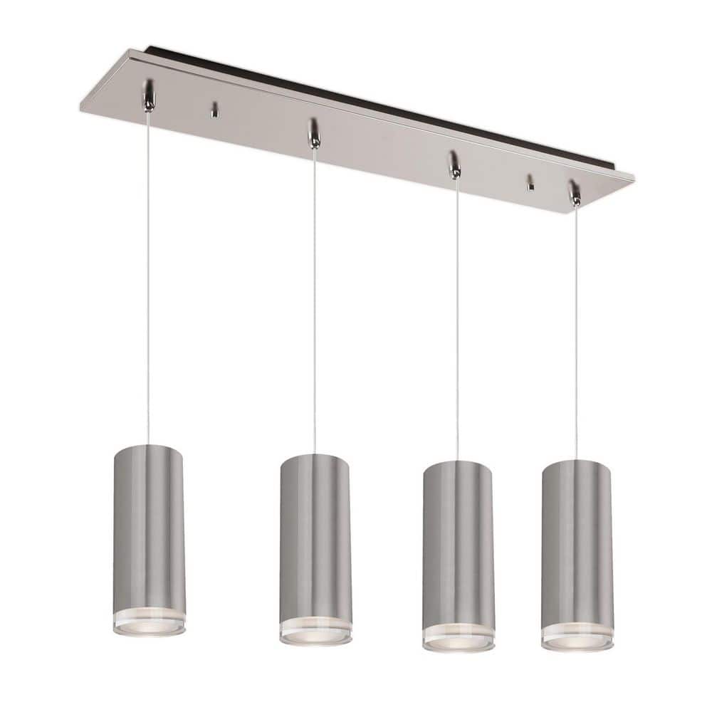 Cameo 25-in Brushed Nickel 4-Light Multi Pendant price history on PriceWatchPro