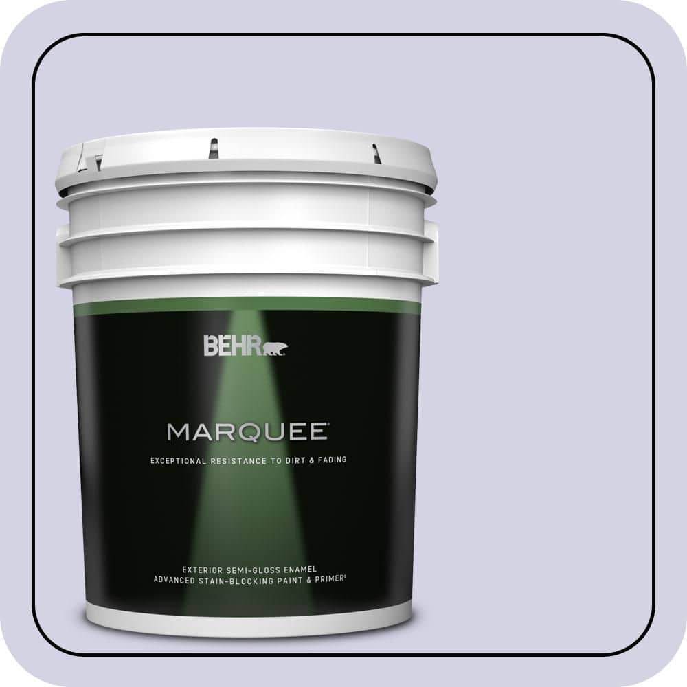 5 gal. #M550-2 Lavender Memory Semi-Gloss Enamel Exterior Paint & Primer product image for price tracking