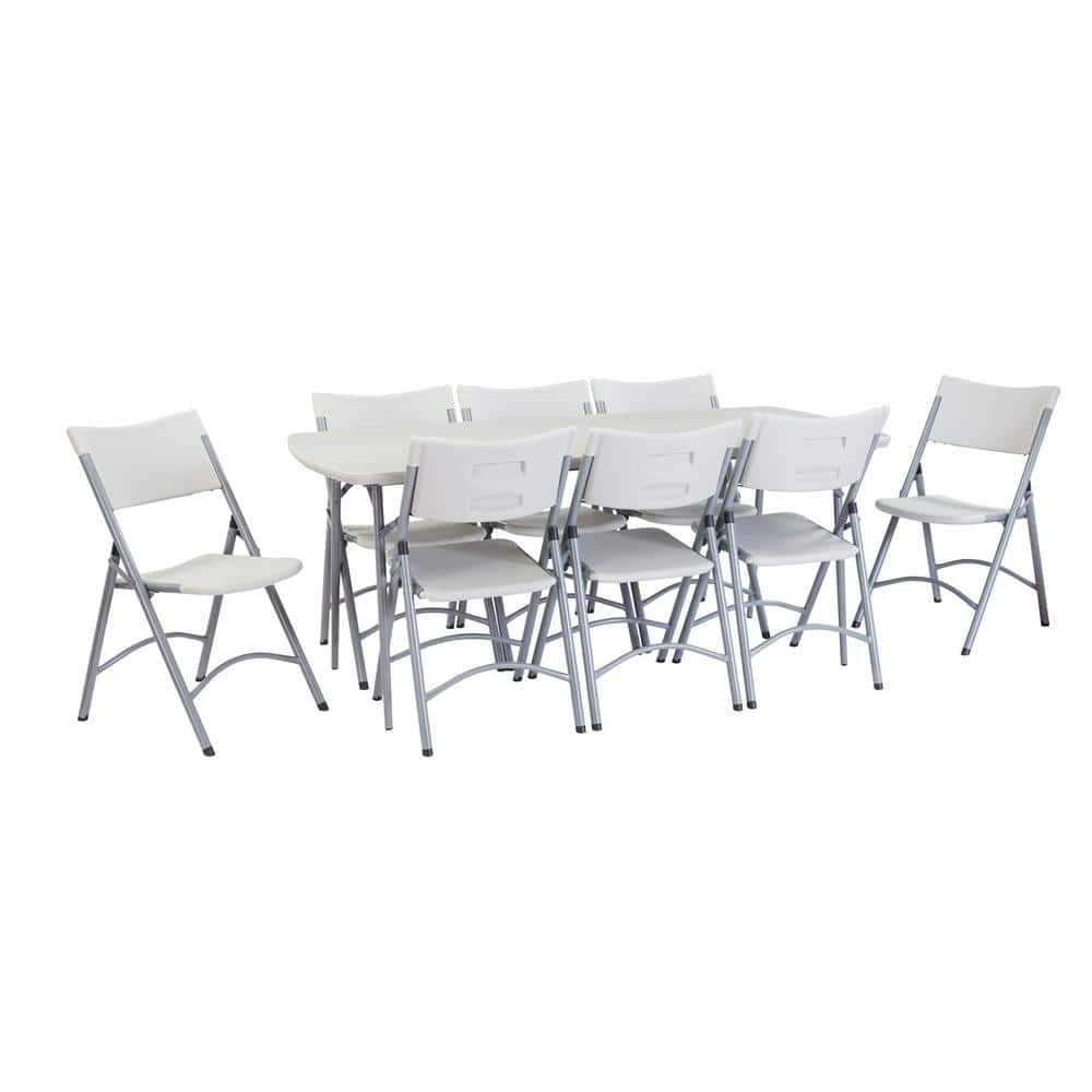 Speckled Grey 6-Foot Heavy Duty Fold-in-Half Banquet Table