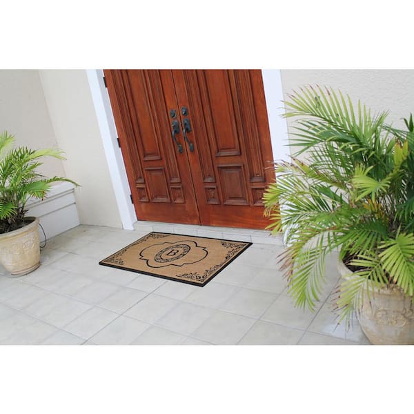 Homespun Woven Coconut Fiber Doormat - Entryways