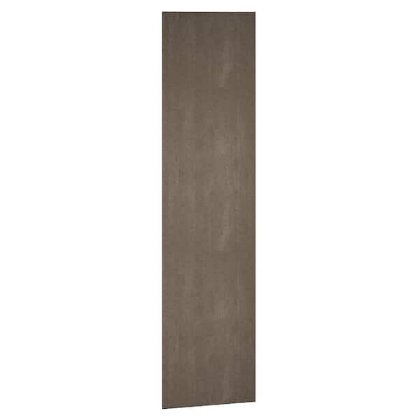 QuickShip Cottage 23.25 in. W x 0.25 in. D x 96 in. H Pantry Cabinet End Panel Skin in Fieldstone