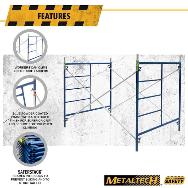 6.25 in. x 5.5 in. x 5.25 in. Galvanized Steel Spring Clip/Lock for  Coupling Pin on Mason and Walk-Through Scaffolding