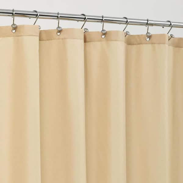 Aoibox 36 in. W x 72 in. L Waterproof Fabric Shower Curtain in Khaki
