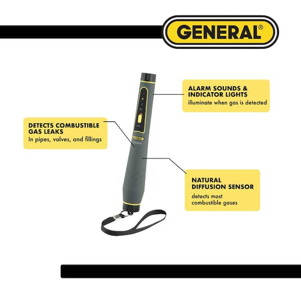 General Tools Electronic Natural Gas Leak Meter Detector Png2000a The Home Depot