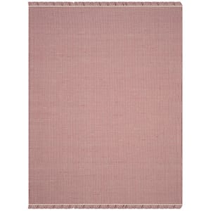 Montauk Ivory/Red 10 ft. x 14 ft. Striped Area Rug