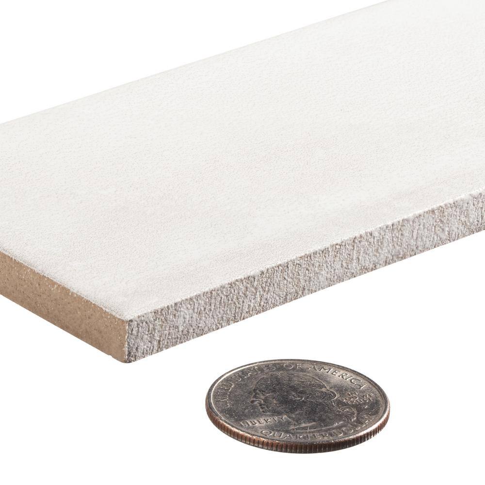 Teva 3" x 16" Glossy Gray Porcelain Subway Tile