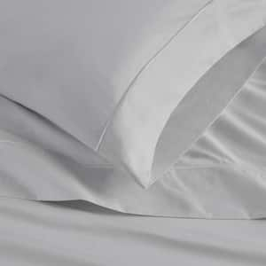 Luxury Egyptian 4-Piece Grey Cotton Queen 500TC Sheet Set