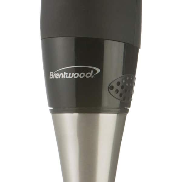 Brentwood Appliances Hb-38bk 2-Speed Hand Blender and Food Processor with Balloon Whisk (Black)