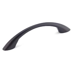 Charleston Collection 3 3/4 in. (96 mm) Black Modern Cabinet Arch Pull