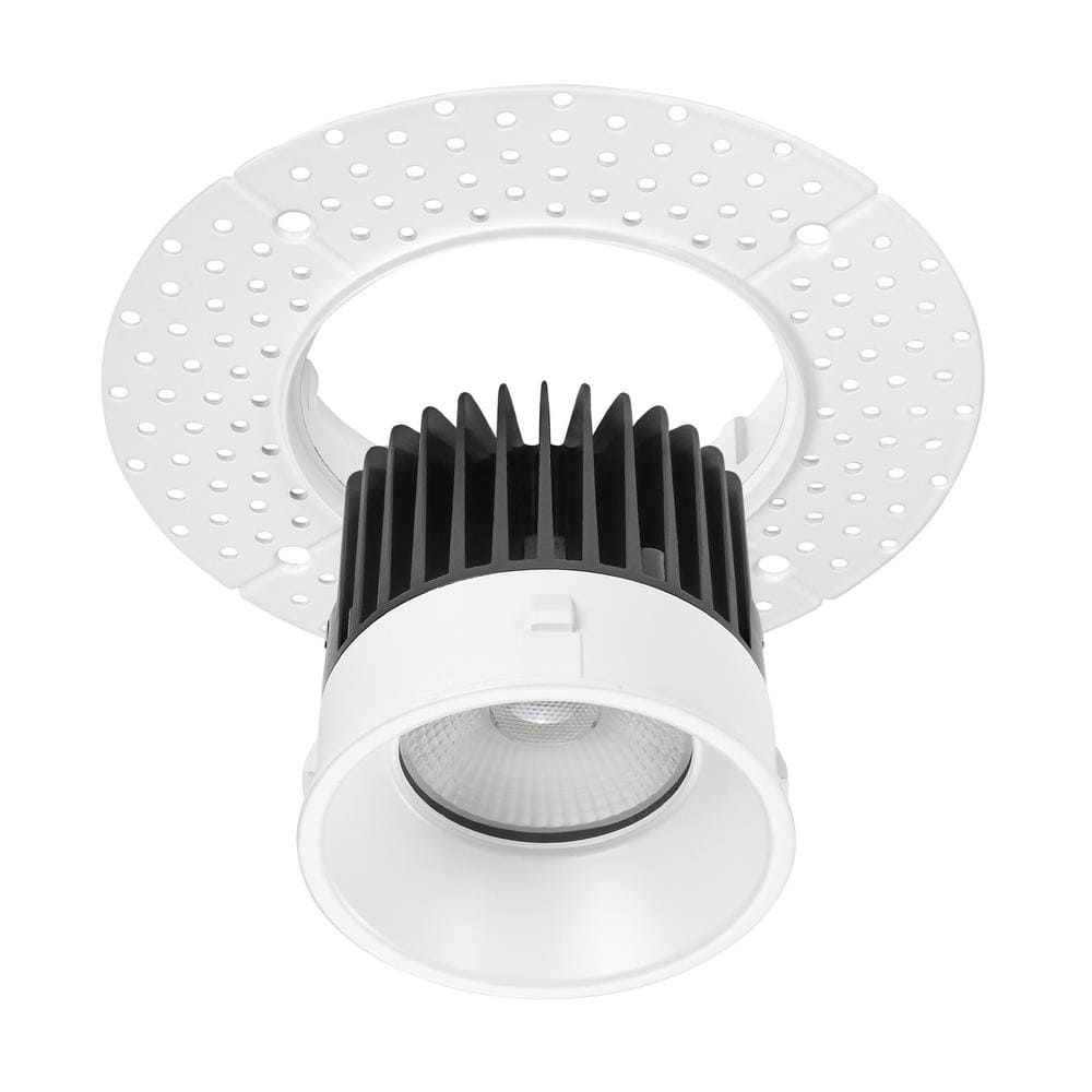 Trimless Ultra-Thin Round Aluminum LED Downlight