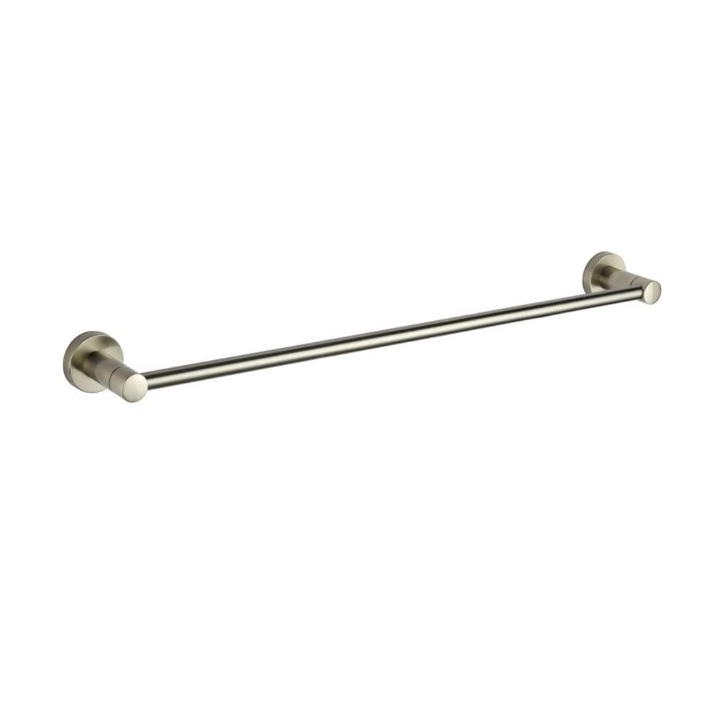Paradise Bathworks Azure 19.57 in. Wall Mounted Towel Bar-Satin Nickel ...