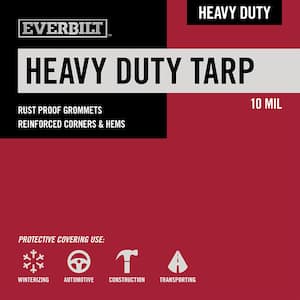 16 ft. x 20 ft. Brown/Silver Heavy Duty Tarp