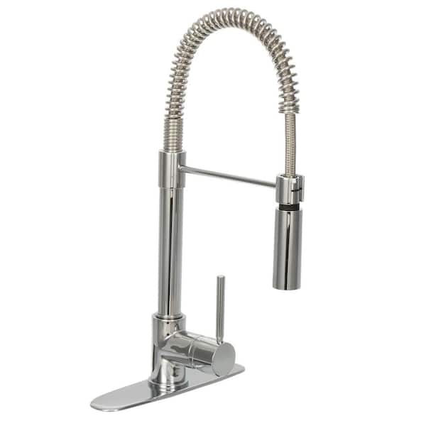 Glacier Bay Series 400 Single-Handle Pull-Down Sprayer Kitchen Faucet in Chrome