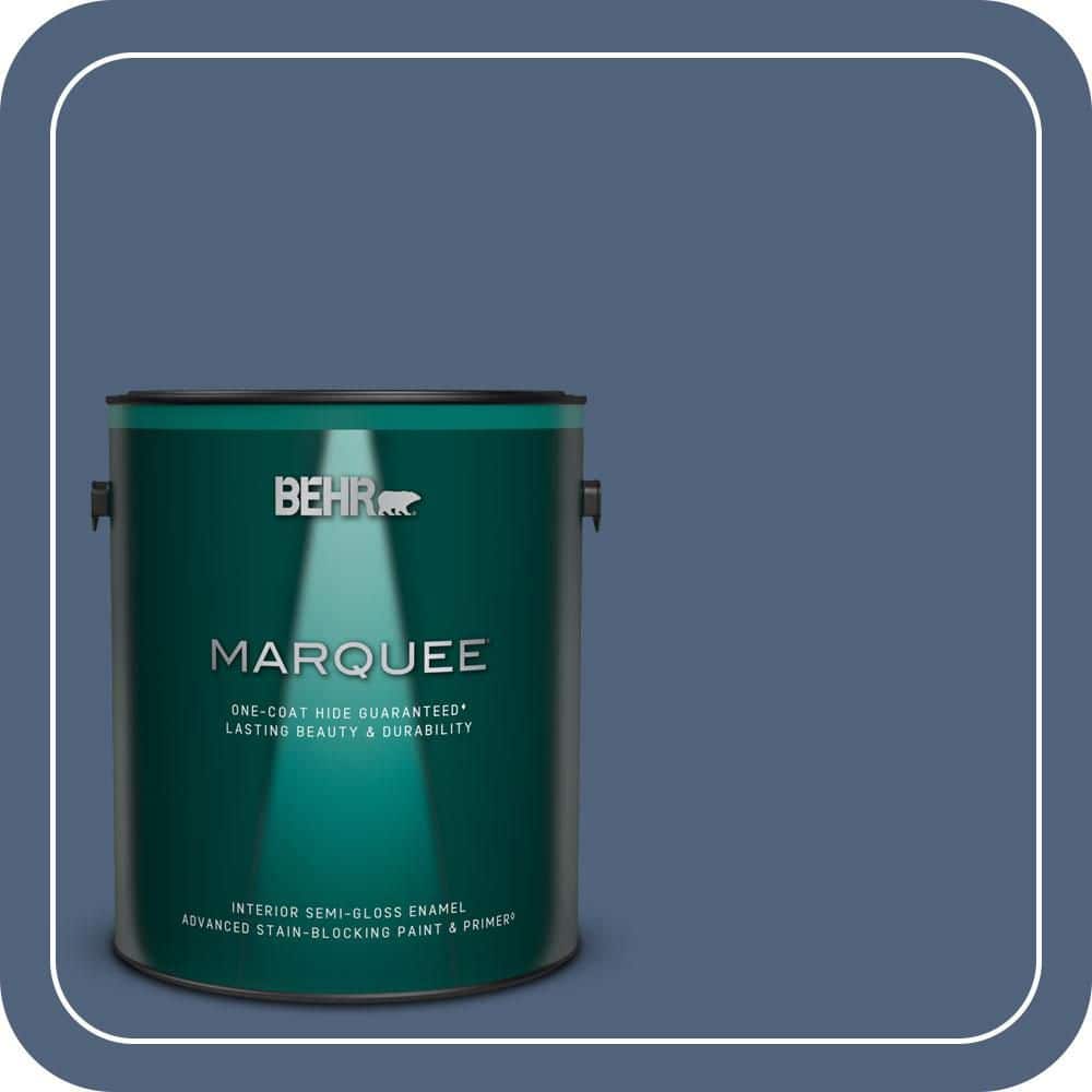 1 gal. #PMD-64 Evening Symphony Semi-Gloss Enamel Interior Paint & Primer price history on PriceWatchPro