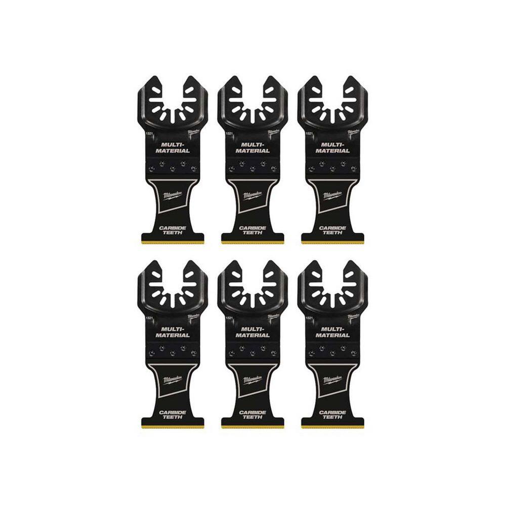 1-3/8 in. Carbide TPI Universal Fit Extreme Wood and Metal Cutting Multi-Tool Osc Blade (6-Pack) price history on PriceWatchPro