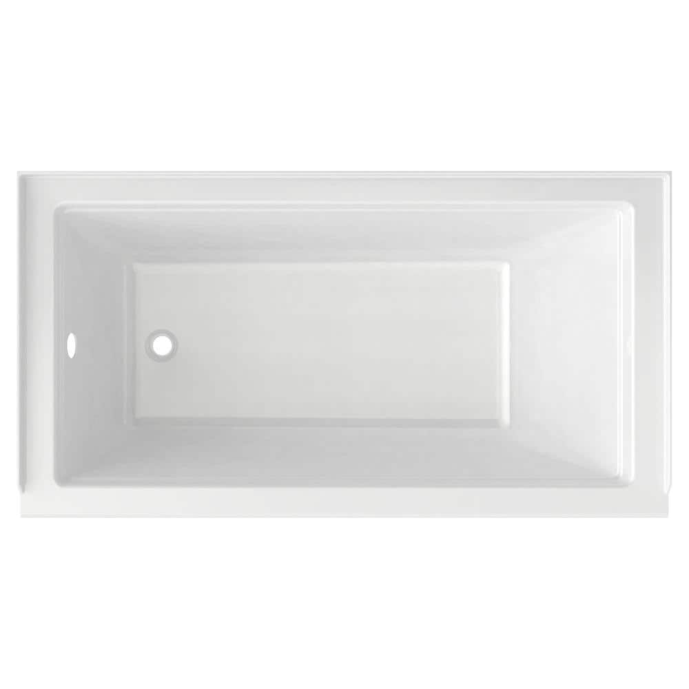 Town Square S 60'' White Acrylic Alcove Bathtub